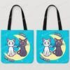 Luna and Artemis Shopping Tote Bag-Various Colours