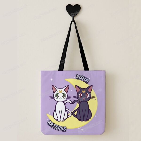 Luna and Artemis Shopping Tote Bag-Various Colours