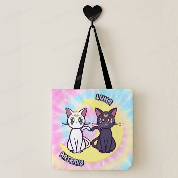 Luna and Artemis Shopping Tote Bag-Various Colours