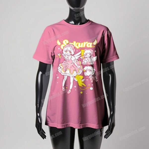 peony Card Captor Sakura Women's Fit T-Shirt-UK 8 TO UK 24-Various Colours