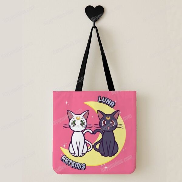 Luna and Artemis Shopping Tote Bag-Various Colours