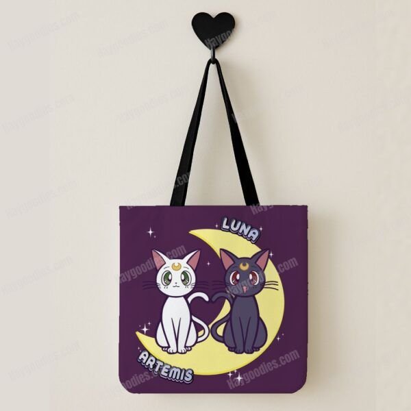 Luna and Artemis Shopping Tote Bag-Various Colours