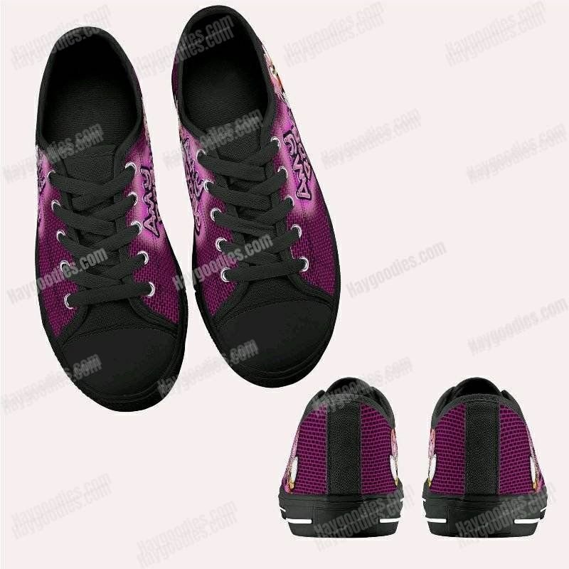 Amy Rose Kids Low Top Canvas Shoes