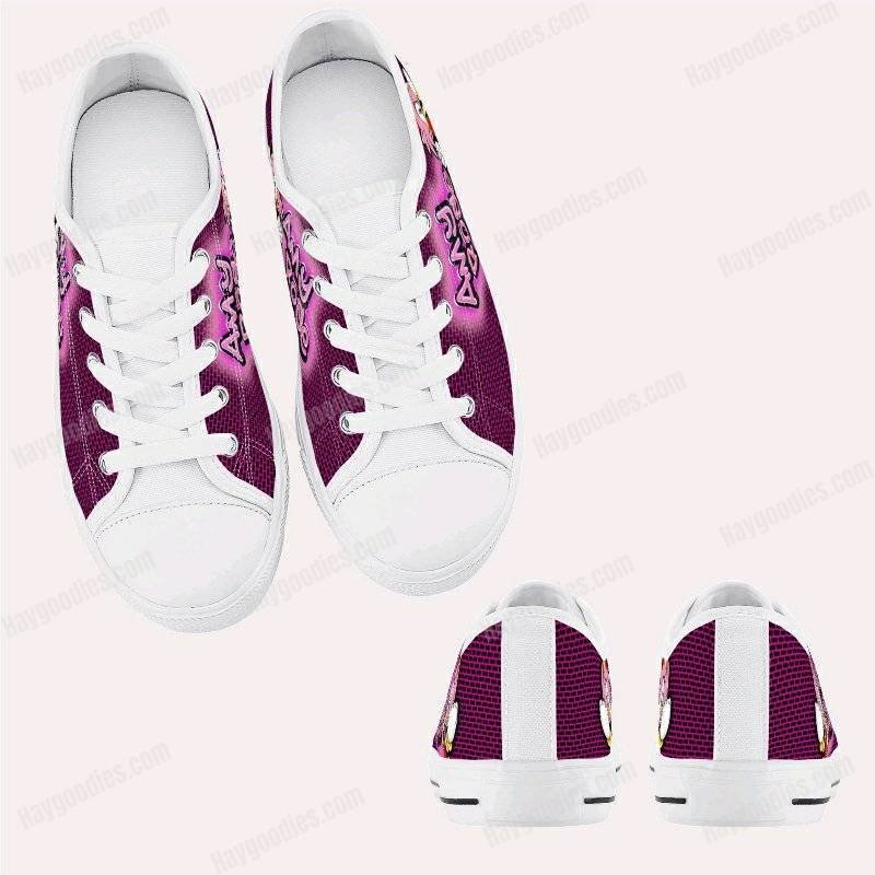 Amy Rose Kids Low Top Canvas Shoes