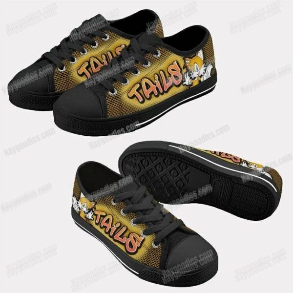 Tails Kids Low Top Canvas Shoes