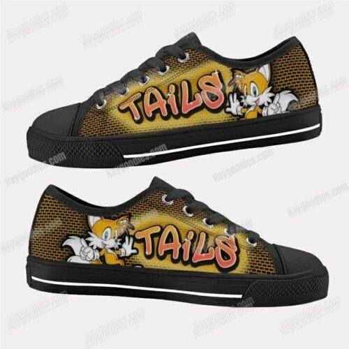 Tails Kids Low Top Canvas Shoes