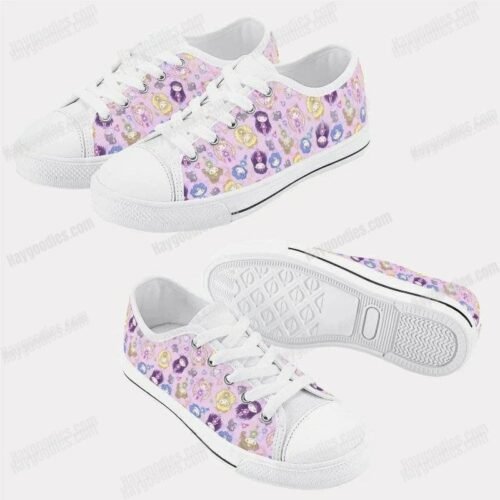Sailor Moon and Scouts Kids Low Top Canvas Shoes
