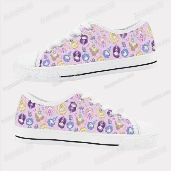 Sailor Moon and Scouts Kids Low Top Canvas Shoes Sailor Moon and Scouts Kids Low Top Canvas Shoes