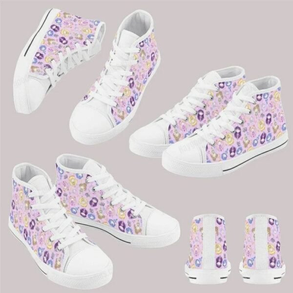 Sailor Moon and Scouts Kids High Top Canvas Shoes Sailor Moon and Scouts Kids High Top Canvas Shoes