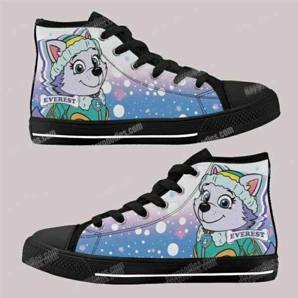 Everest Paw Patrol Kids High Top Canvas Shoes