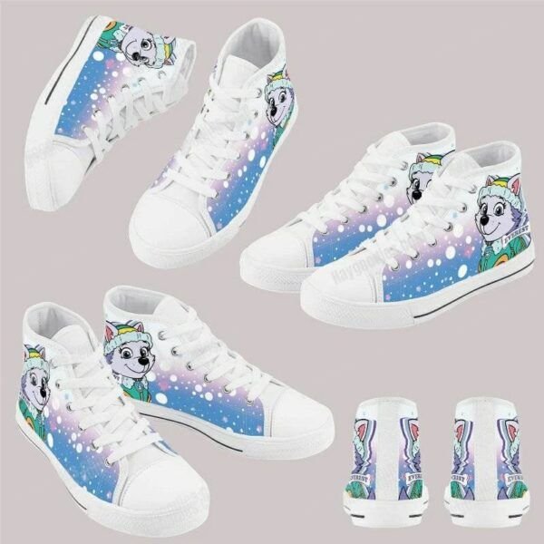 Everest Paw Patrol Kids High Top Canvas Shoes