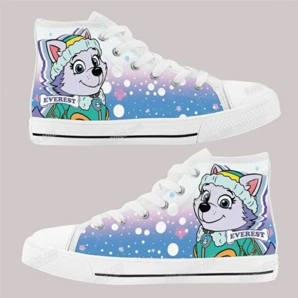 Everest Paw Patrol Kids High Top Canvas Shoes