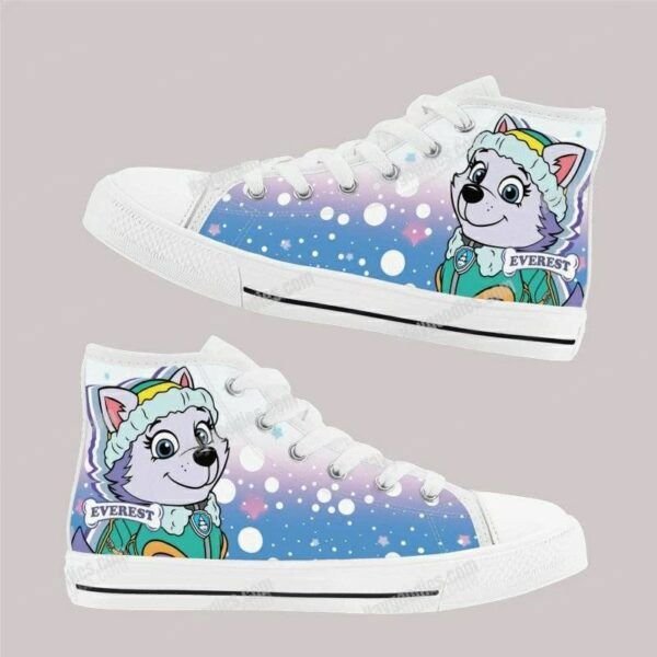 Everest Paw Patrol Kids High Top Canvas Shoes