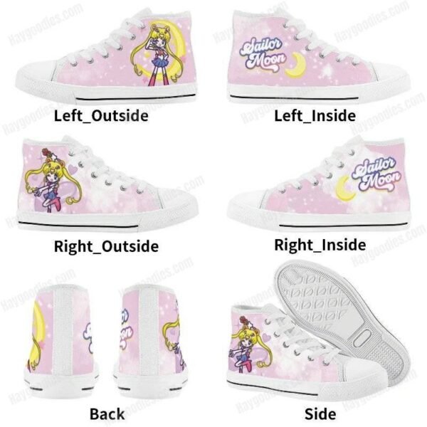 Sailor Moon Kids High Top Canvas Shoes