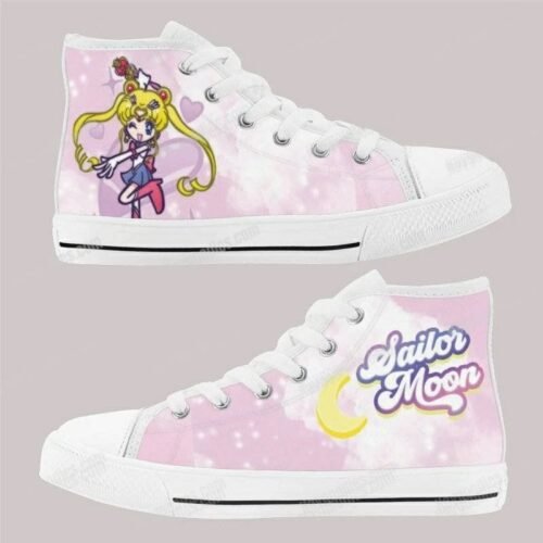 Sailor Moon Kids High Top Canvas Shoes