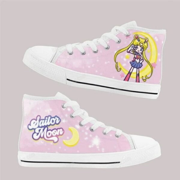 Sailor Moon Kids High Top Canvas Shoes