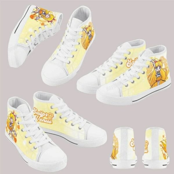 Sailor Venus Kids High Top Canvas Shoes