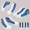 Custom Sonic the Hedgehog Kids’ High-Top Canvas Shoes – Black or White Sole