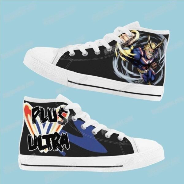 All Might Kids High Top Canvas Shoes