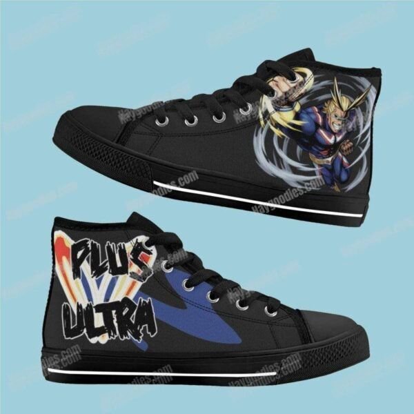 All Might Kids High Top Canvas Shoes