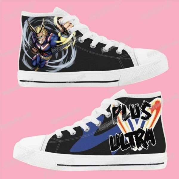 All Might Kids High Top Canvas Shoes