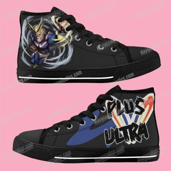 All Might Kids High Top Canvas Shoes