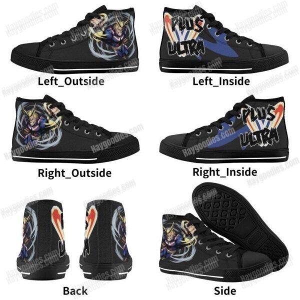 All Might Kids High Top Canvas Shoes