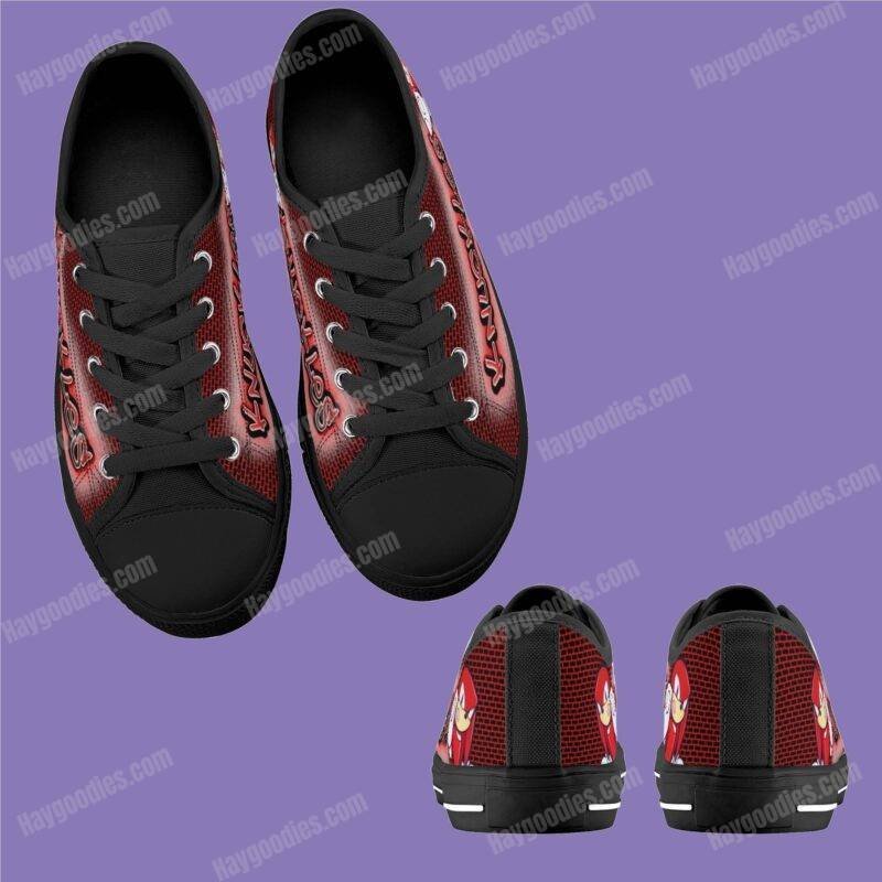 Knuckles Kids Low Top Canvas Shoes
