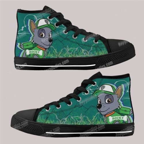 Rocky Paw Patrol Kids High Top Canvas Shoes Rocky Paw Patrol Kids High Top Canvas Shoes