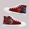 Miles Morales Kids High Top Canvas Shoes-Red Miles Morales Kids High Top Canvas Shoes-Red