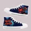 Miles Morales Kids High Top Canvas Shoes-Navy Miles Morales Kids High Top Canvas Shoes-Navy
