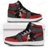 Shadow-Kid Sneaker Boots 1-blk Shadow the Hedgehog Custom Made Kids Unisex Sneaker Boots