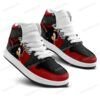 Shadow-Kid Sneaker Boots 2-wht Shadow the Hedgehog Custom Made Kids Unisex Sneaker Boots