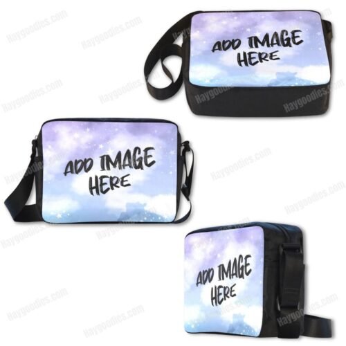 Custom Crossbody Nylon Bag | Personalized Shoulder Bag | Design Your Own