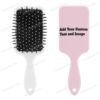 Custom Hairbrush | Personalised Cushion Paddle Brush | Design Your Own