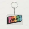 3 Custom Acrylic Rectangle Keychain | Personalised Keyring