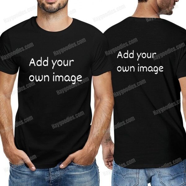 Custom Anime T-Shirt S to 6XL | Choose Your Design | 100% Cotton | Personalize Your Black Tee