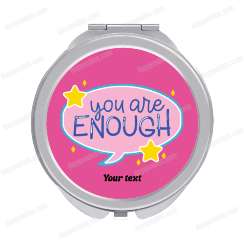 Custom Travel Makeup Mirror | Personalised Compact Mirror | Design Your Own