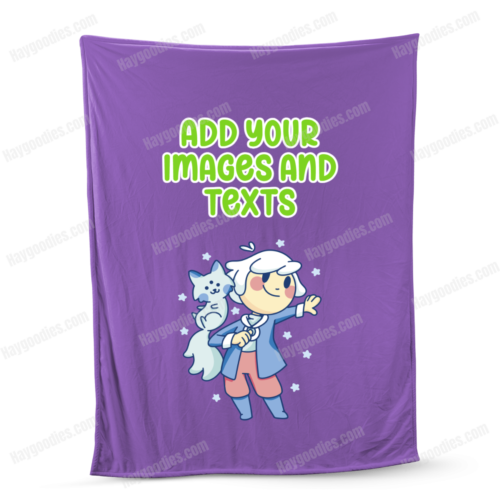 design-68e3ea899f4abc0b000919a2 Custom Fleece Blanket | Personalised Soft Flannel Throw | Design Your Own