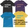 Custom Kids T-Shirt UK | Personalised Children's Cotton Tee | Design Your Own