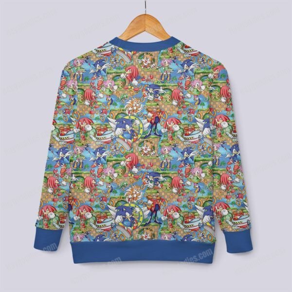Sonic and Friends Kids Jumper – Comfortable Loose Fit - Toddler and Kids Sizes