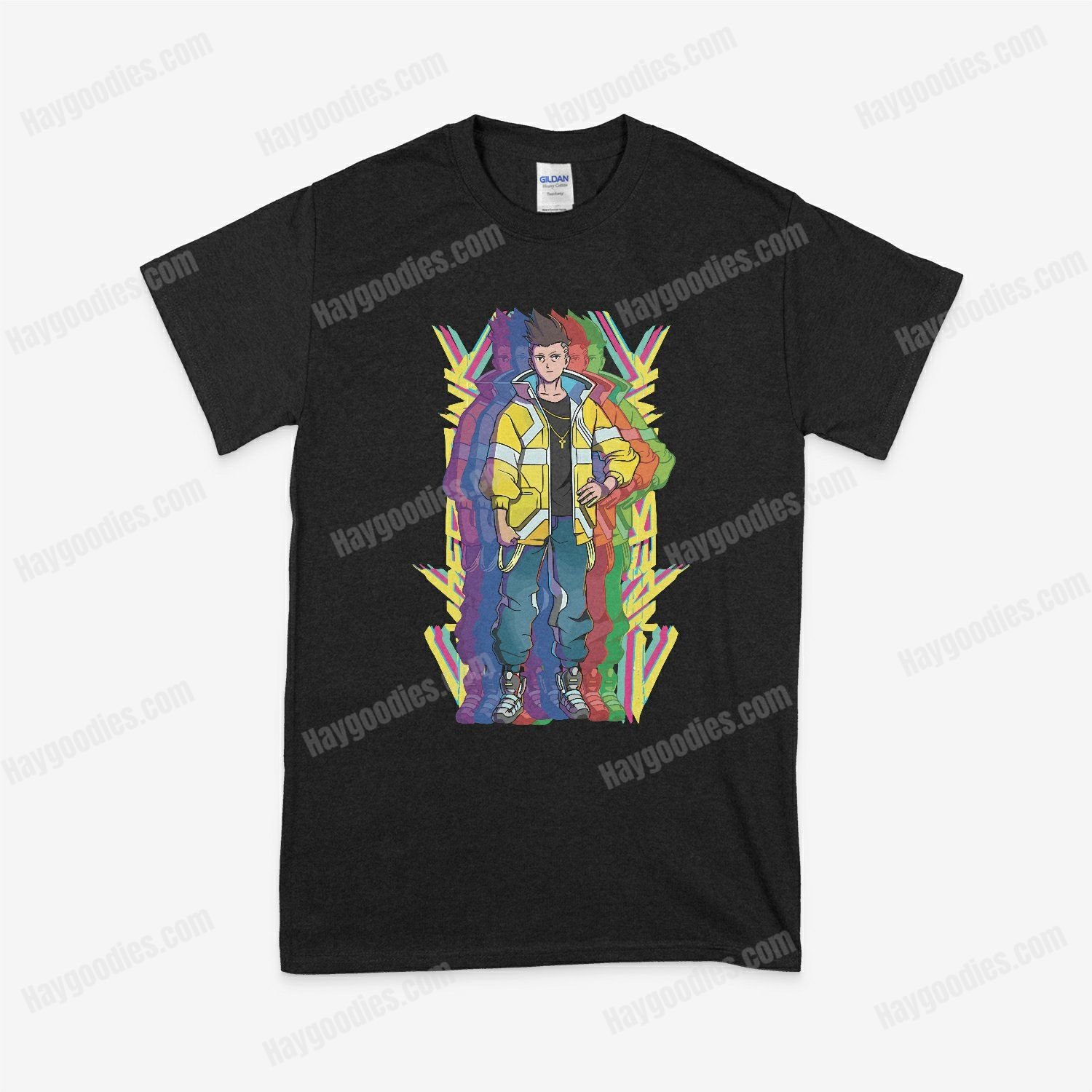 2025/11/cyberp2.jpeg Cyberpunk Anime Unisex T-Shirt | UK Sizes S to 5XL