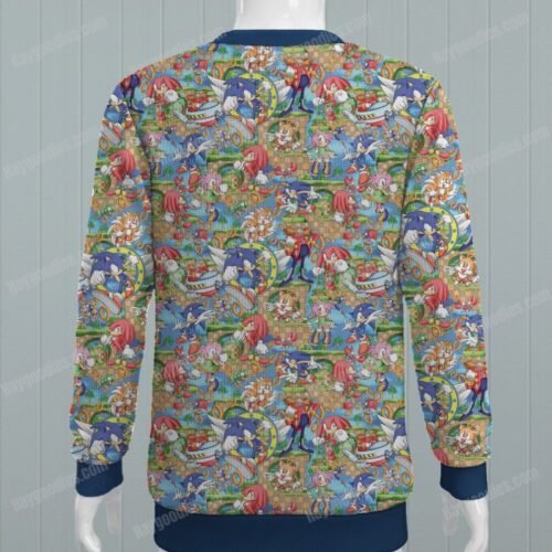 Sonic and Friends Kids Jumper – Comfortable Loose Fit – Toddler and Kids Sizes