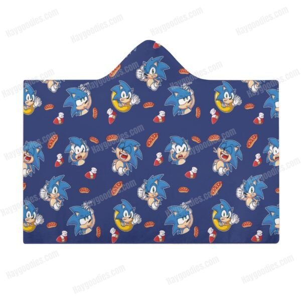 Sonic the Hedgehog Cloak Hooded Blanket – Various Designs | 3 Sizes
