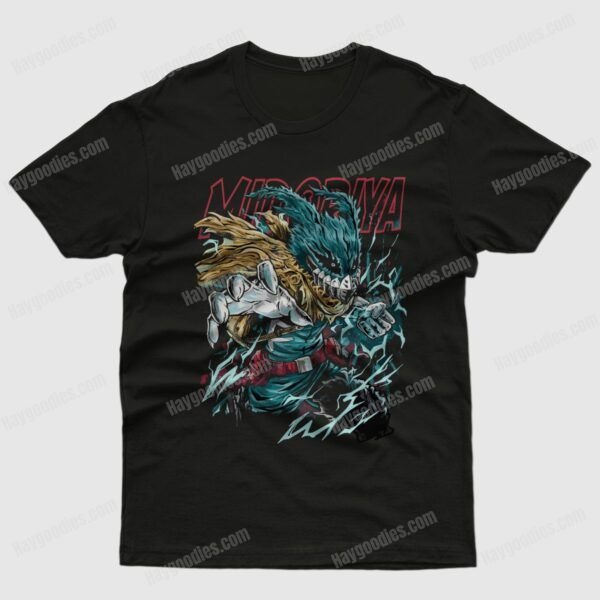 My Hero Academia/Boku No Hero Academia Unisex Black T-Shirts-Kids and Adult Sizes to 5XL-Various Designs