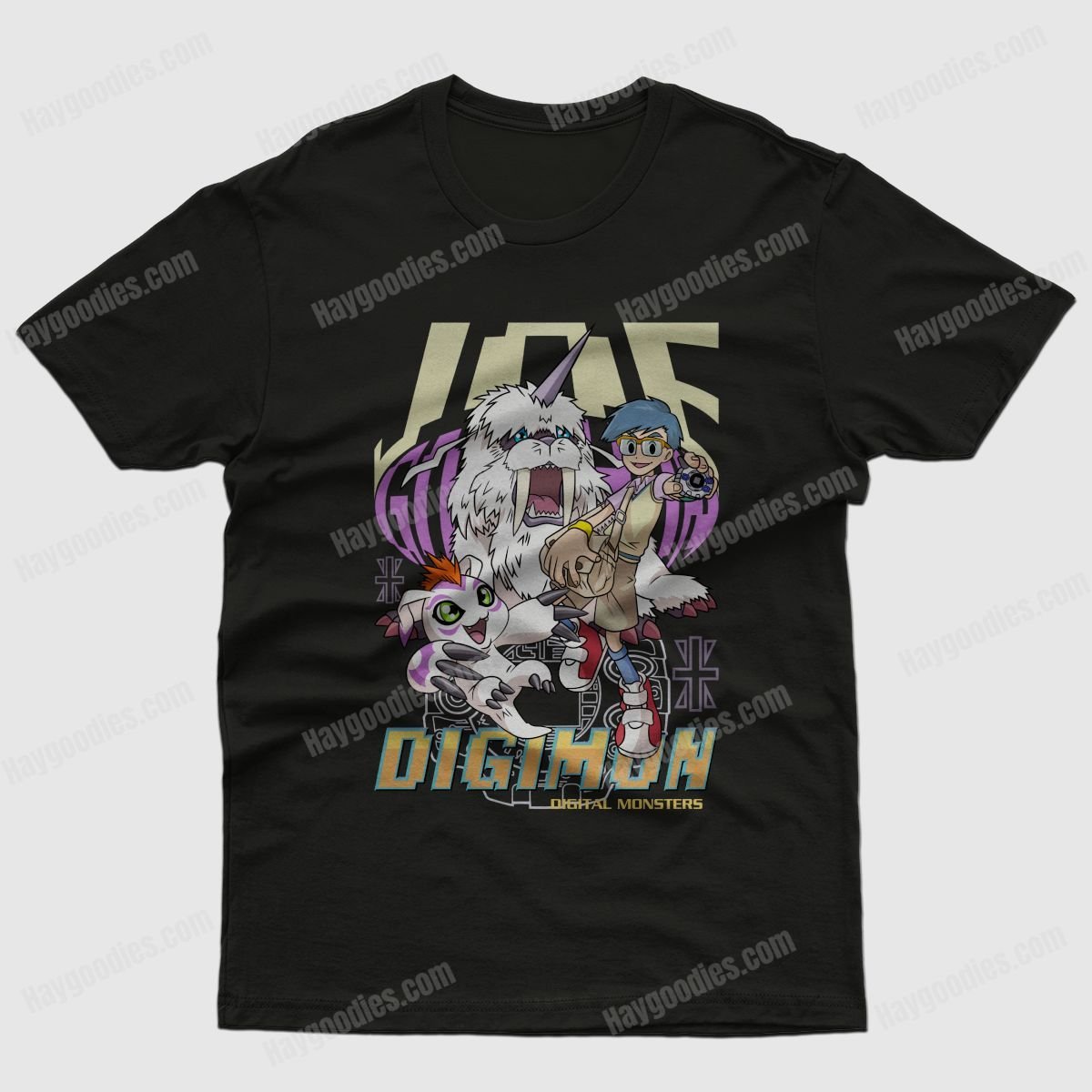 t-shirt-joe Digimon Anime Unisex T-Shirts-Kids to Adult Sizes Up to 5XL