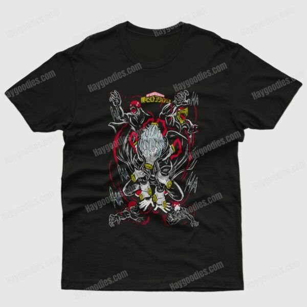 My Hero Academia/Boku No Hero Academia Unisex Black T-Shirts-Kids and Adult Sizes to 5XL-Various Designs