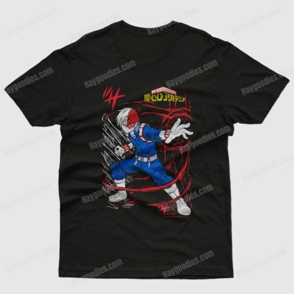 My Hero Academia/Boku No Hero Academia Unisex Black T-Shirts-Kids and Adult Sizes to 5XL-Various Designs