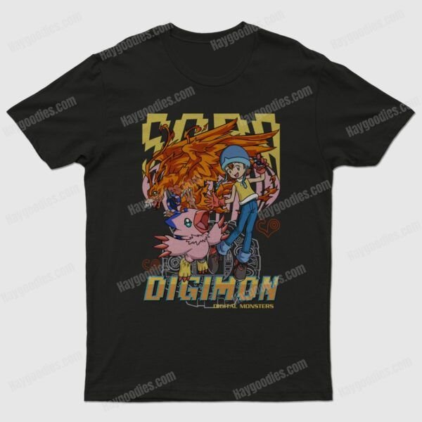 t-shirt-sorabiyomon Digimon Anime Unisex T-Shirts-Kids to Adult Sizes Up to 5XL