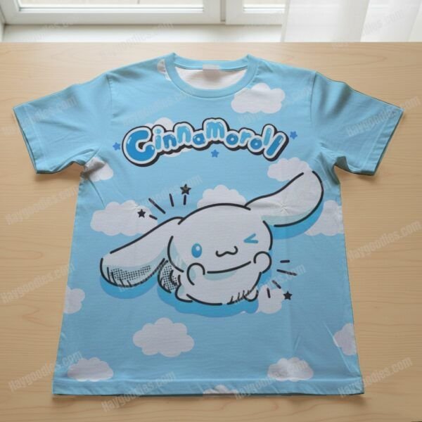 Kawaii Cute Cinnamoroll T-Shirt-XS to 7XL